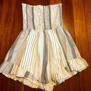 Lf Striped Romper